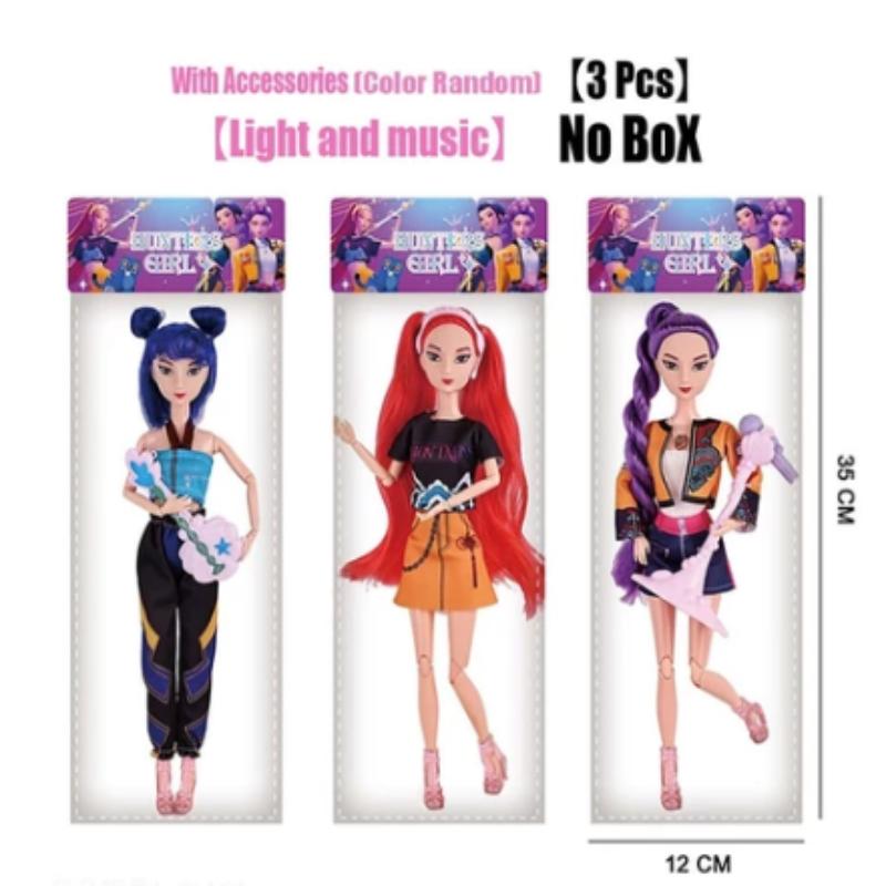 Kpop Demon Hunters Rumi Action Figure Zoey Mira Movable Joint Model Toys