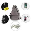 Pickleball Bag Adult Pickleballs Paddles Bag Sport Pickleball Bag Adjustable Slings Bag Crossbody Backpack for Courts
