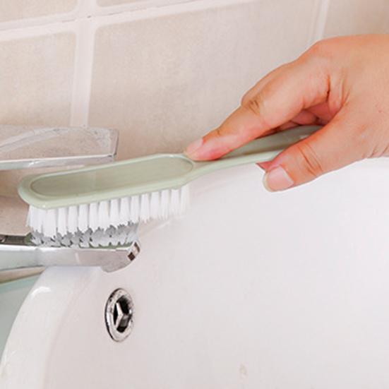 5Pcs Laundry Brushes Soft Bristles Good Cleaning Effect PP Material Hanging Type Easy-to-Hold Sneaker Cleaning Brush Home Supplies