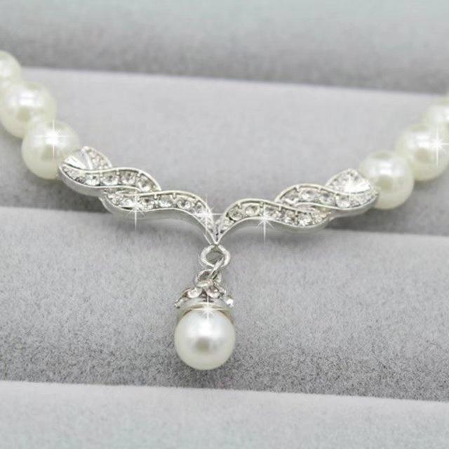 Parure de perles de culture d'Akoya - Collier, bracelet, boucles d'oreilles
