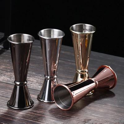 Cocktail Bar Jigger Stainless Steel Japanese Design  Double Spirit Cup For Home  Party  Accessories Club Measuring