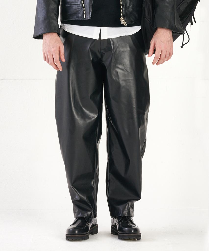 Smith Armor Sa Vegan Leather Baggy Trousers
