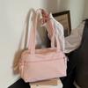 Fashion Solid Color Shoulder Bag Nylon Lightweight Tote Bags Large Capacity Crossbody Bag Women