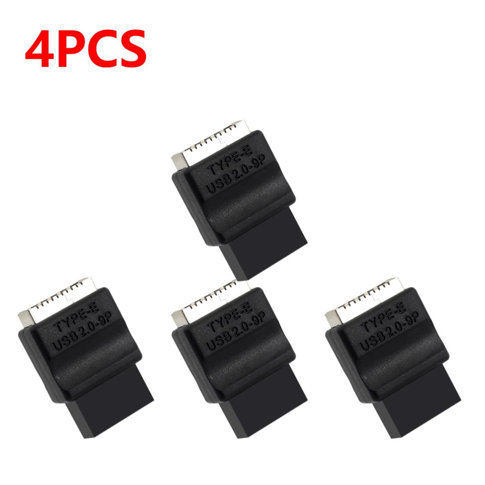 1-10PCS Motherboard Extension Adapter USB2.0 9pin Male To Type-E Female Adapter TYPE-E Interface Header Adapter for Desktop PC