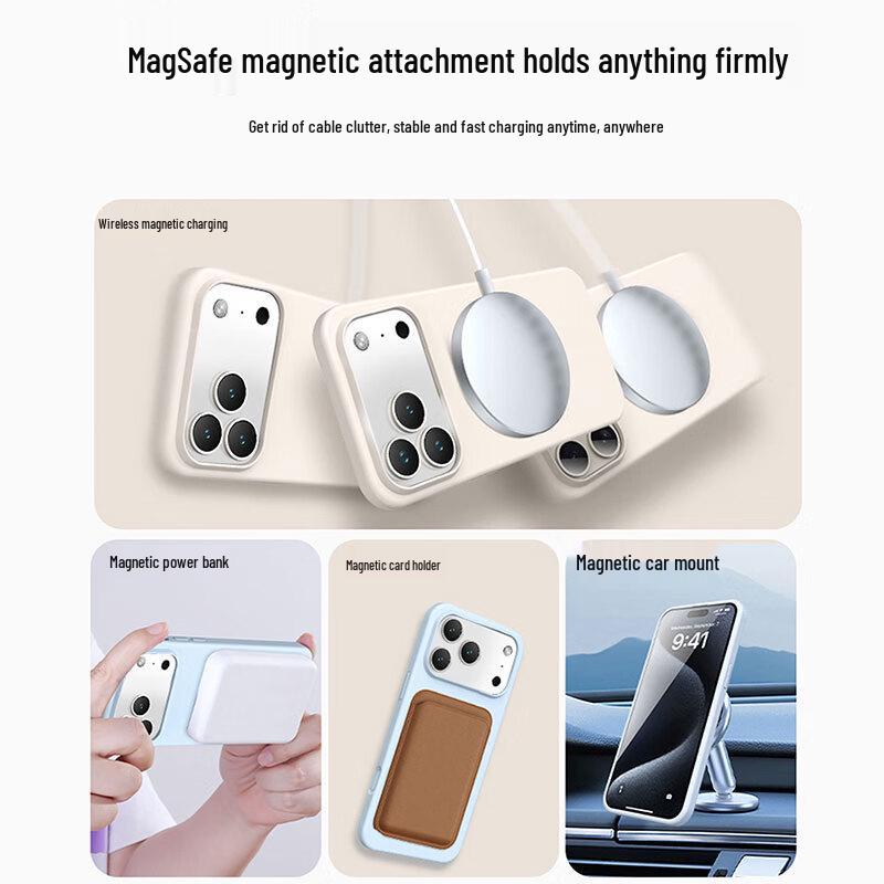 XYI MagSafe Liquid Silicone Phone Case for iPhone 17 Series