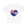 Heart Flag of Cayman Islands Pre-1999 - T Shirt