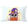 Halloween Cartoon Print Series Peach Skin Waist Pillow Cover Sofa Cushion Cover