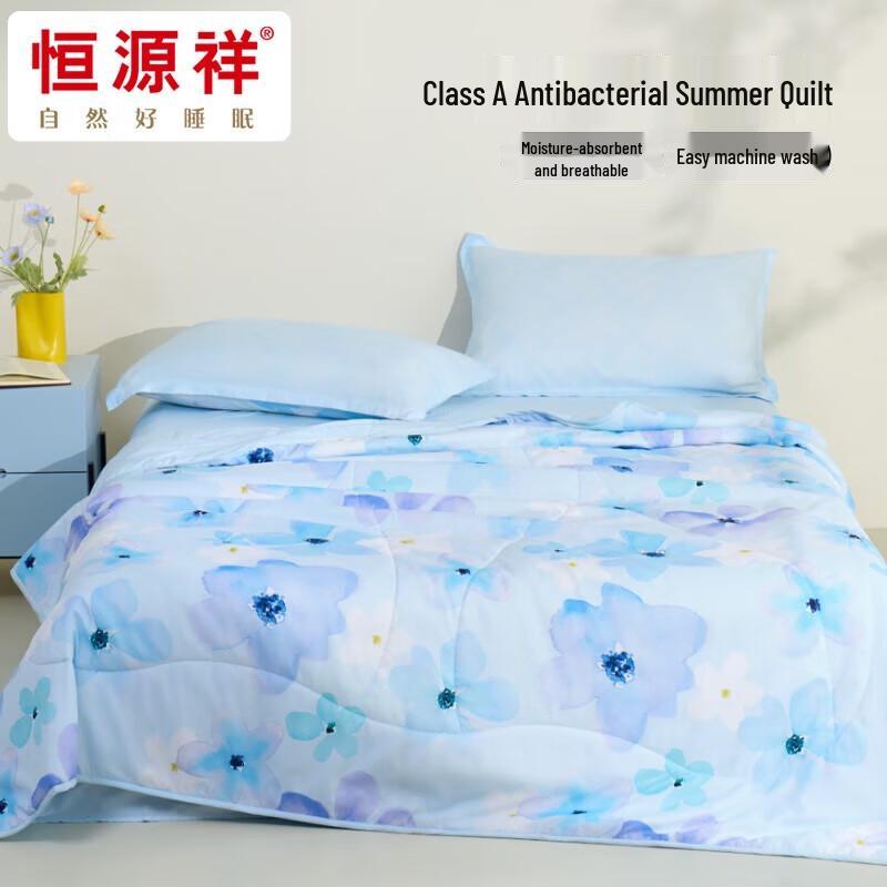 

Antibacterial Washable Seven-Hole Fiber Summer Quilt