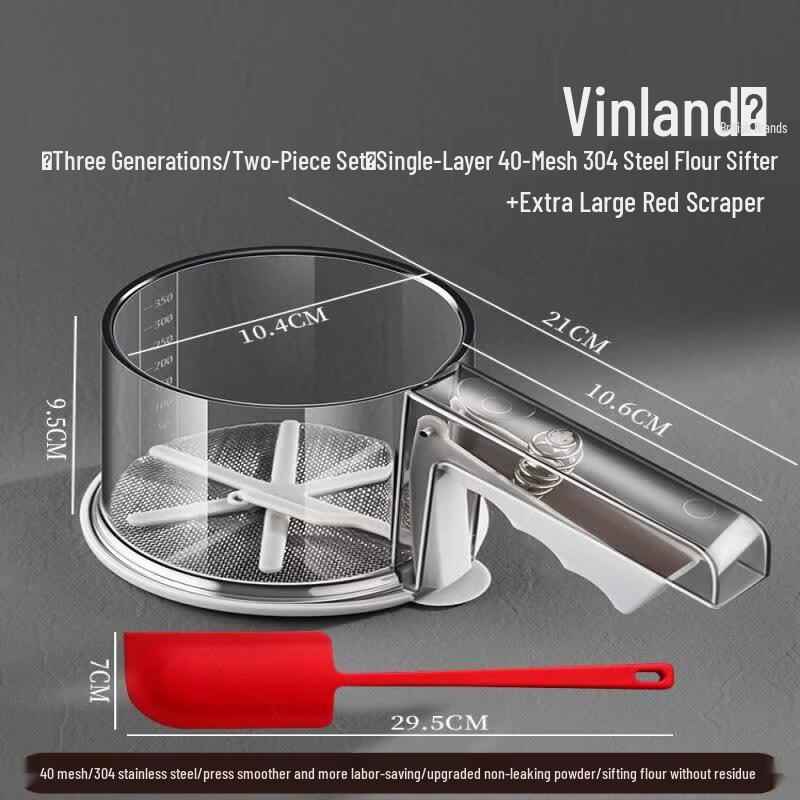 Qiwei Semi-Automatic Handheld Flour & Powder Sifter