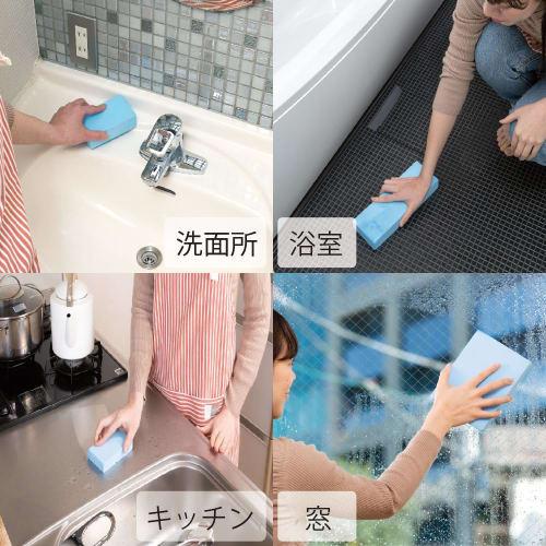 Aion Super Absorbent Sponge, Blue, Maximum Absorbency: Approx. 350ml (1 Sponge), Made in Japan, PVA Material, Instantly Restores Absorbency with Squee