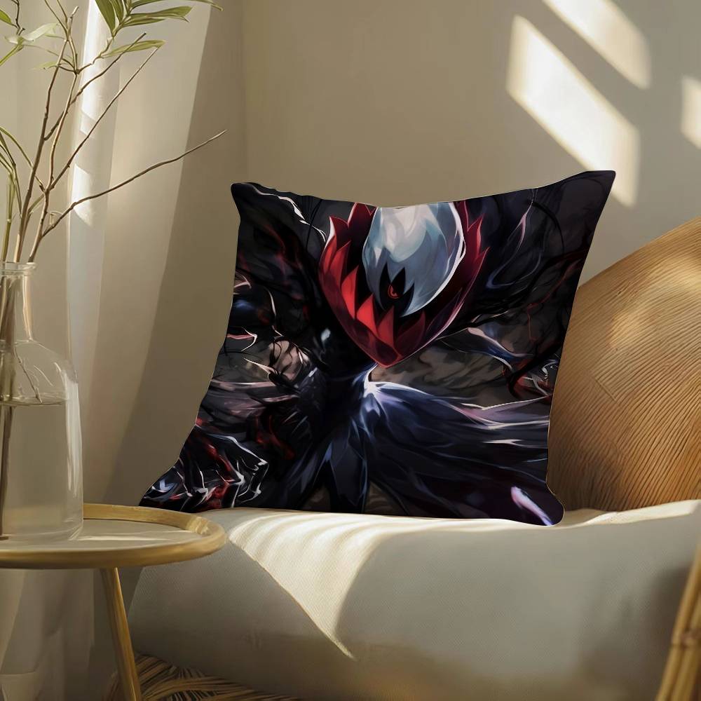 Pokemon Battle Collection Anime Plush Pillow Cover Soft Short Plush Cushion Cover For Sofa Bedroom Home Decor Gift