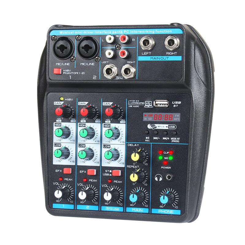 

Junshi 4-Channel Home Recording Mixer