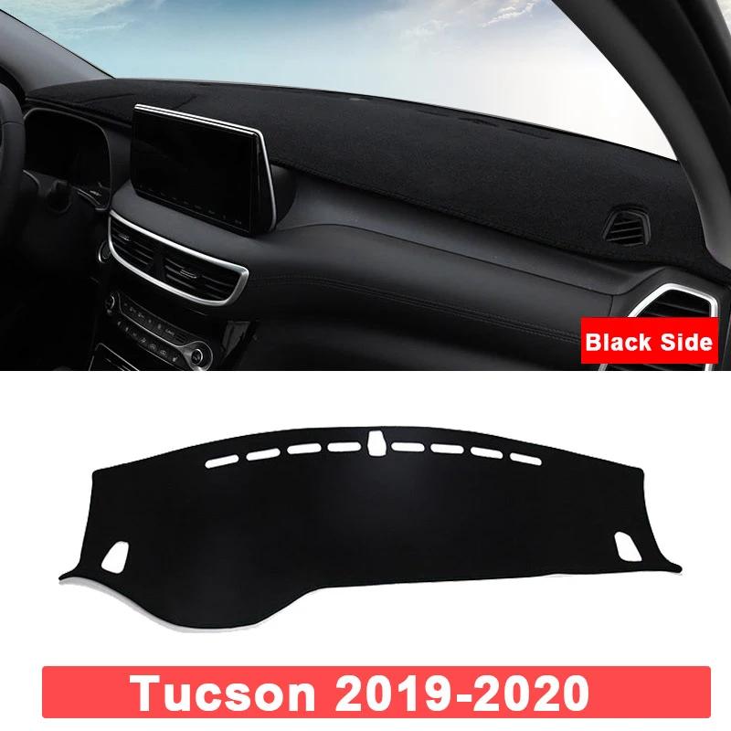 Car Dashboard Avoid Light Pad trument Platform Cover Mats Carpets LHD For Hyundai Tucson 2015-2017 2018   Accessories