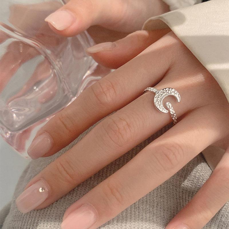 

ANENJERY новые модные украшения, высокое качество, кольцо с кристаллами и цирконием в виде Луны для женщин, подарок на вечеринку