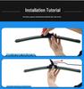 Bo Zhou Frameless Car-Specific Wiper for Sedans