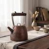 Hammered Copper Tea Kettle Handmade Stovetop Uncoated Pot for Boiling Water