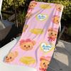 Cute Cartoon B-Butterbear Beach Towel For Beaches Yoga Studios Gyms Hot Springs Swimming Pools And Picnics