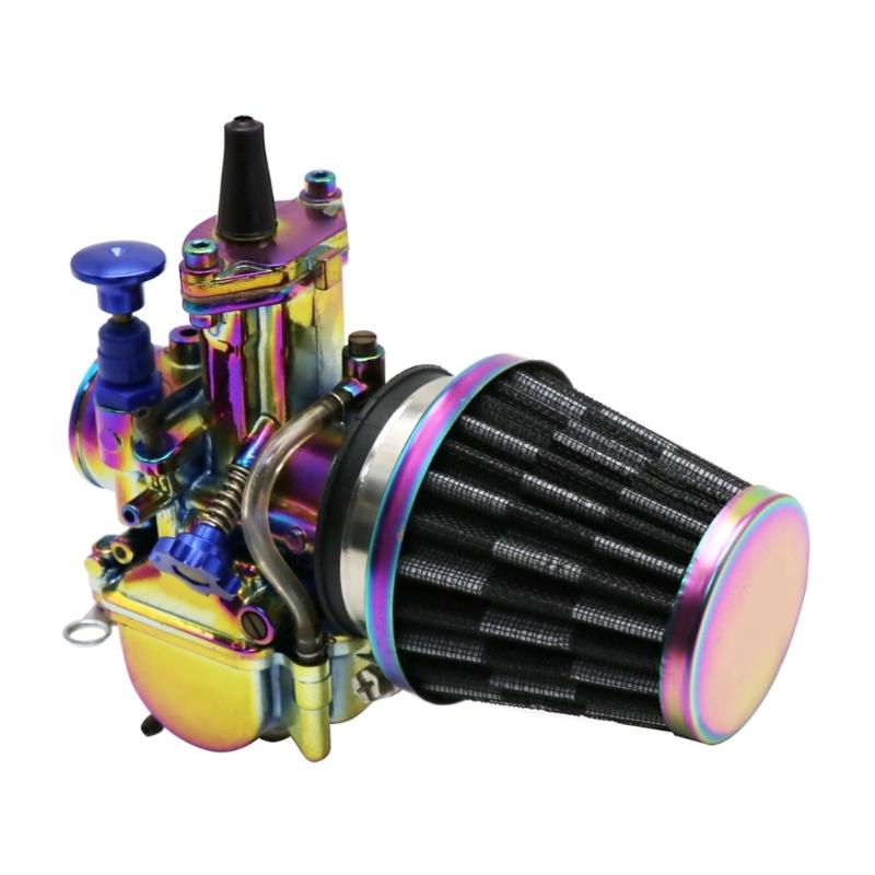 Stylish Colorful Motorcycle Carburetor Air Filter with Mushroom Head High Flow Air Filter for Carburetor Motorcycle Part