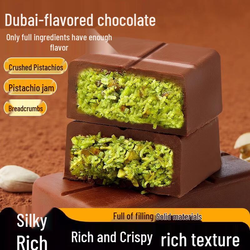 Shengyu Dubajský styl Ořechová čokoláda