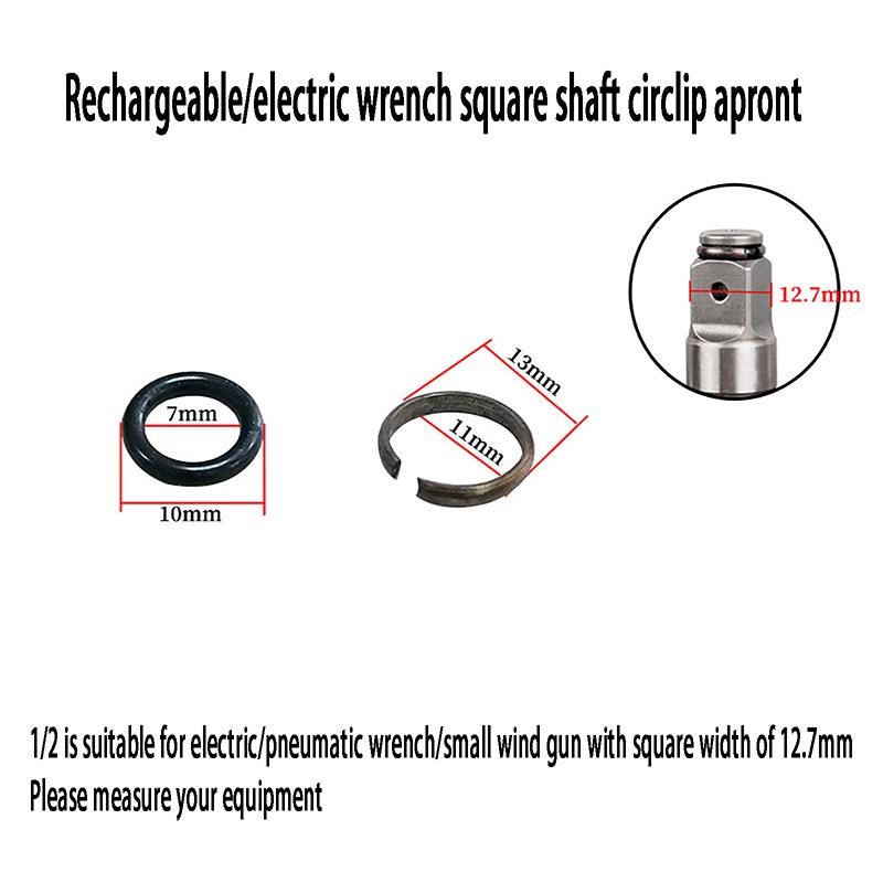 Pousbo Clip Inel de Reținere 1/2" cu O-Ring Pentru Inele de Reținere Soclu Cheie de Impact Inele de Fricțiune de Reținere cu Acționare Piesă