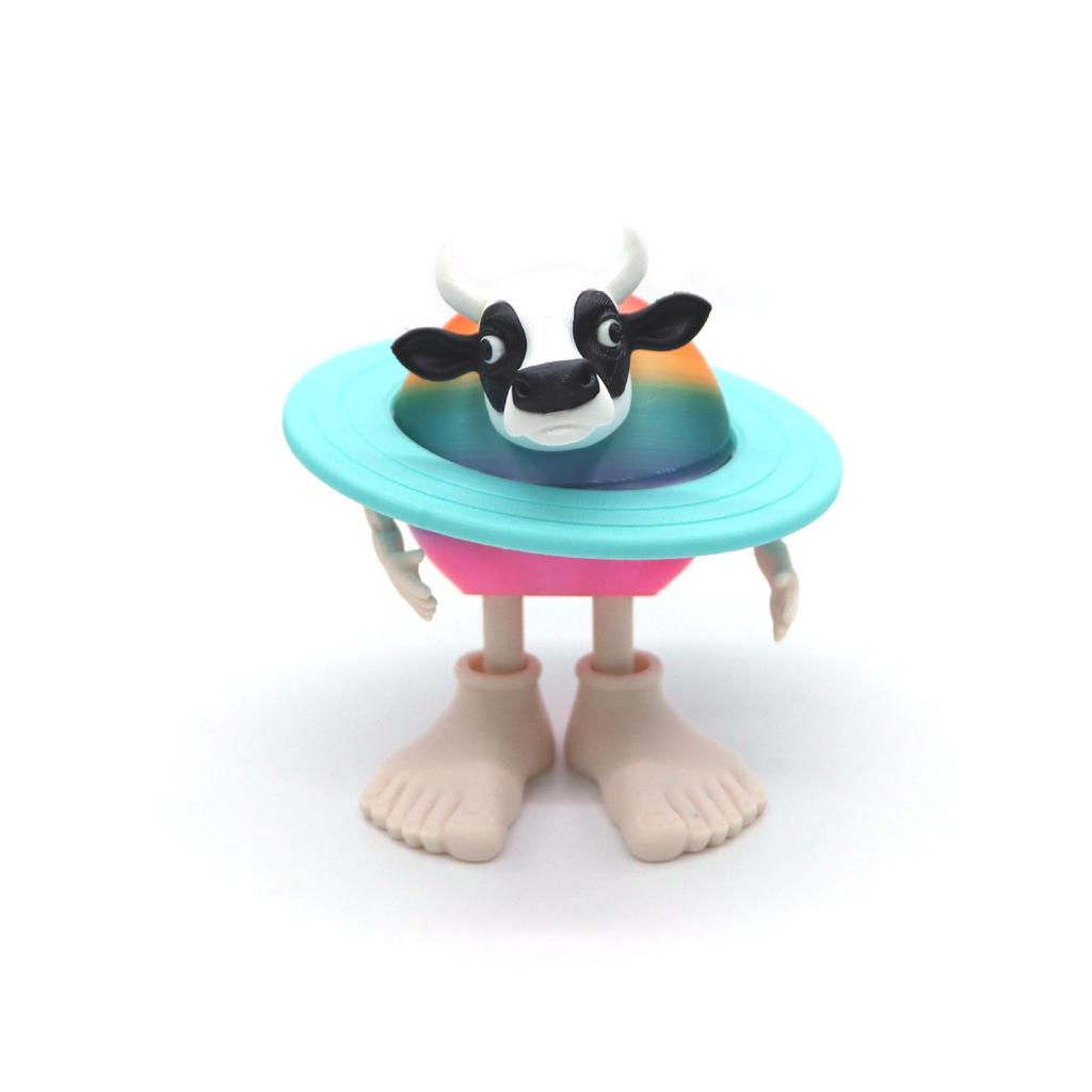 3D Printed Shan Hai Jing Wooden Stick Figure Decompression Toy