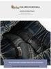 Girls' 2025 Fleece-Lined Wide-Leg Denim Pants - Autumn/Winter Style