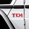3D Metal TDI Logo Chrome Car Rear Trunk Badge Sticker Emblem