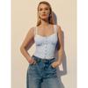 Refor * Li Huili Same Style French Style Retro Striped Fake Two Pieces Double Shoulder Strap Small Sling Slim Fit Slimming Top