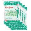 Plackers Microclean Mint Dental Floss, 75 Strands (4)