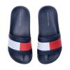 Tommy Hilfiger Childrens/Kids Flag Logo Open Toe Flat Slides
