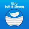 Ultra Soft 2 Ply Toilet Paper 18 Mega Rolls Septic Safe Unscented Bath Tissue 244 Sheets Long Lasting Family Essential