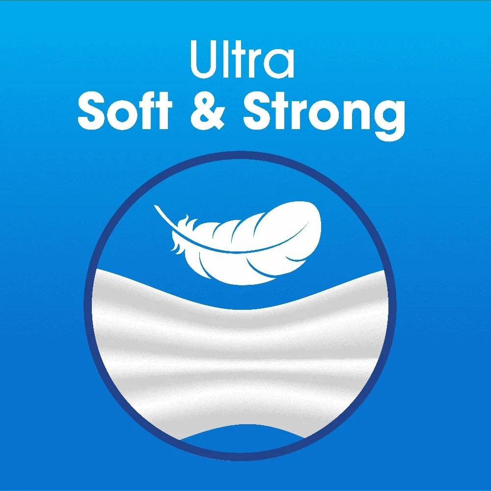 Ultra Soft 2 Ply Toilet Paper 18 Mega Rolls Septic Safe Unscented Bath Tissue 244 Sheets Long Lasting Family Essential