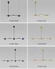Nordic LED Long Strip Chandelier: Modern Dining & Bar Lighting