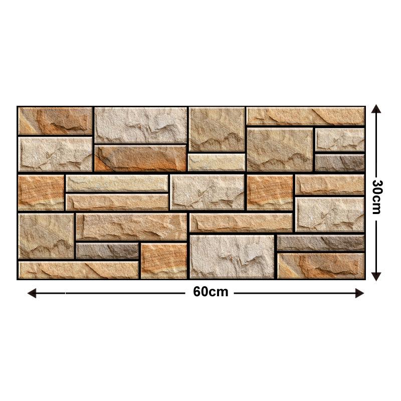 

3D Самоклеючі Водонепроникні ПВХ Наклейки на Стіни для Ремонту та Декорування