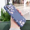 Plum Blossom Phone Case For Oneplus 11 11R 10 10R 10T 9R 9RT 9 8T 8 7 7T Pro 5G Liquid Silicone Cover