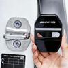 4Pcs Metal Car Door Lock Cover Protective Buckle Cover Sticker For Mercedes Benz AMG GLC W203 W206 W220 W205 W211 W212 W201 W210