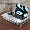 Laptop & Monitor Stand: Durable, Heat-Dissipating, Height-Adjustable, Home Desktop Support.