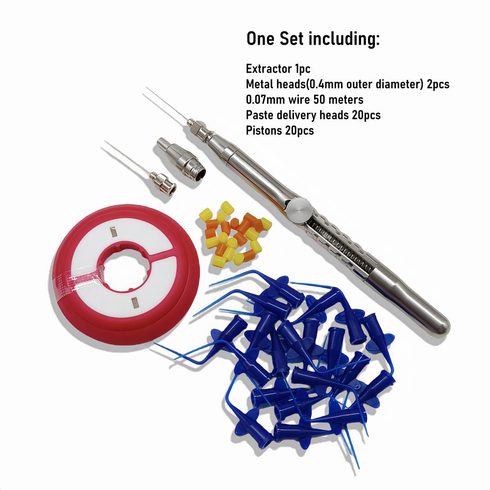 

1 набір файлів для кореневих каналів зубів, тримач інструментів для видалення зубних інструментів 1 set A