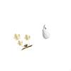 Porcelain Leaves Statue Bookshelf Fruit Sculpture Birthday Housewarming Gift Bedroom Holiday