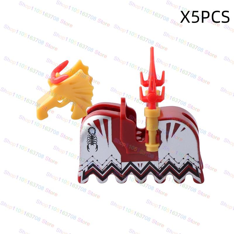 High-Quality Moc High-Quality Medeival High-Quality Knights High-Quality Figures High-Quality Horse High-Quality Saddle High-Quality Mount