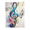 Colorful Musical Note Music Score Blankets Soft Warm Flannel Throw Blanket Bedspread for Bed Living Room Picnic Travel Home Sofa