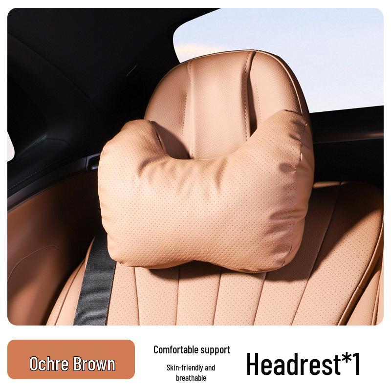 Mercedes Headrest & Lumbar Support Pillow for C/E/A/S Class, GLC260, GLE450, GLB.