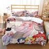 3D Anime Lonely Rock Digital Print Polyester Bedding Sets Covers Boys Bed Linen Set For Teens Bedding Set Queen Bedding Set