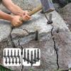 5/10Pcs 5/8 Inch Stone Splitter Heavy Duty Plug Wedge Feather Shims Stone Expansion Tool For Granite/Marble Separator Hand Tool