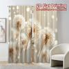 Set Of 2 Flat Printing Curtains Without Rod Dandelion Whisper Popular Window Treatment Fabric Decorations Made Polyester