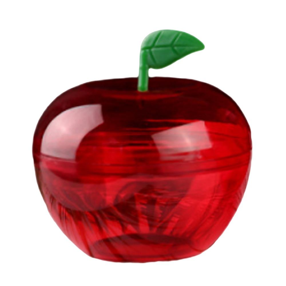 

5pcs Transparent Plastic Christmas Decorations Balls Apple Shaped Display Holder Gift Present Box Containers Openable Design S