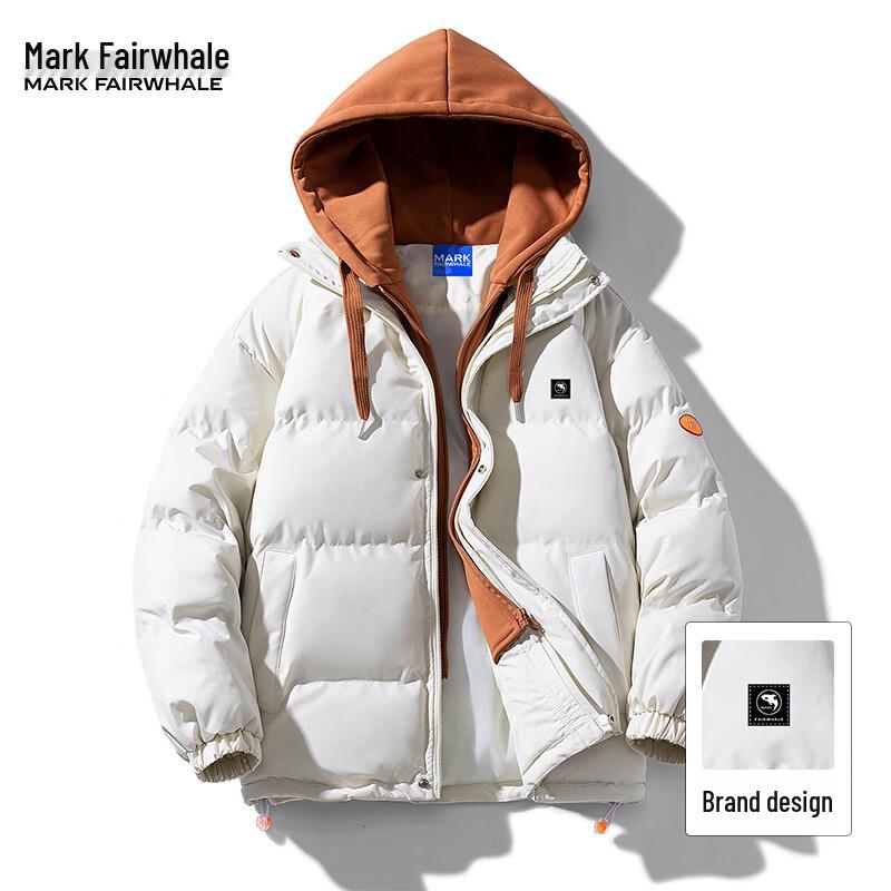 Mark Hua Fei Men's Hooded Loose Fit Padded Winter Jacket