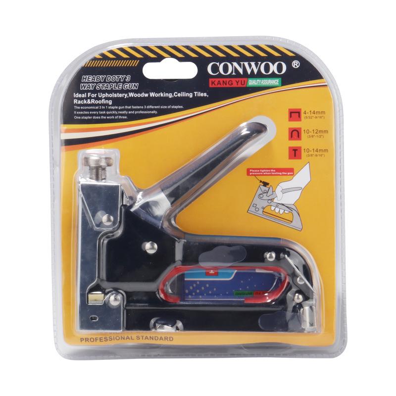 

Многофункциональный гвоздезабивной пистолет для U-образного, кодового и ручного использования — идеально подходит для масляной живописи, фоторамок, деревообработки и декорирования.