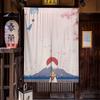 Japanese Homestay Tea Room Partition Door Head Curtain Signboard Hanging Flag Curtain Teahouse Sakura Short Curtains Decor