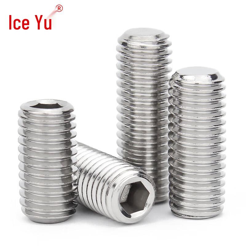 Bingyu 304 Stainless Steel DIN913 Flat End Hex Socket Set Screws